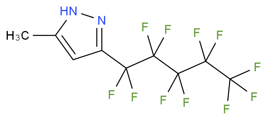 3-(Perfluoropentyl)-5-methylpyrazole_分子结构_CAS_82633-43-0)