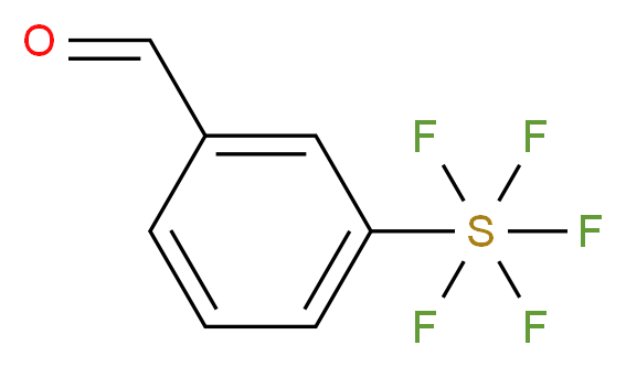 3-(pentafluoro-λ<sup>6</sup>-sulfanyl)benzaldehyde_分子结构_CAS_401892-80-6