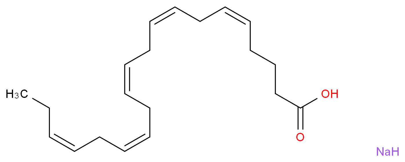 (5Z,8Z,11Z,14Z,17Z)-icosa-5,8,11,14,17-pentaenoic acid sodium_分子结构_CAS_73167-03-0