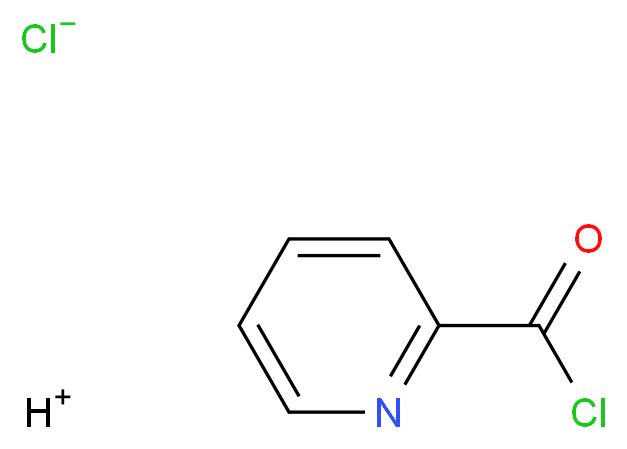 hydrogen pyridine-2-carbonyl chloride chloride_分子结构_CAS_39901-94-5