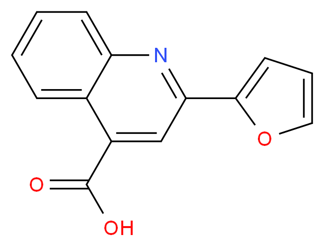 2-(2-Furyl)-4-quinolinecarboxylic acid_分子结构_CAS_20146-25-2)