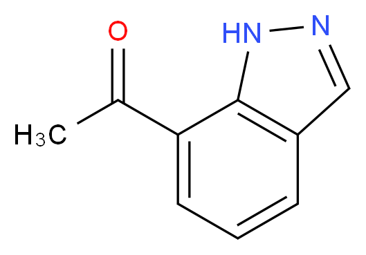 7-Acetyl-1H-indazole_分子结构_CAS_1159511-22-4)