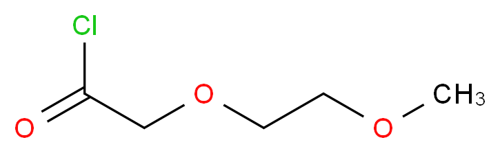 2-(2-methoxyethoxy)acetyl chloride_分子结构_CAS_16024-55-8