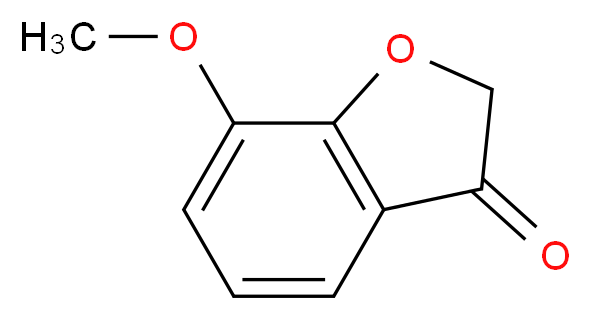 7-甲氧基-3(2H)-苯并呋喃酮_分子结构_CAS_7169-37-1)