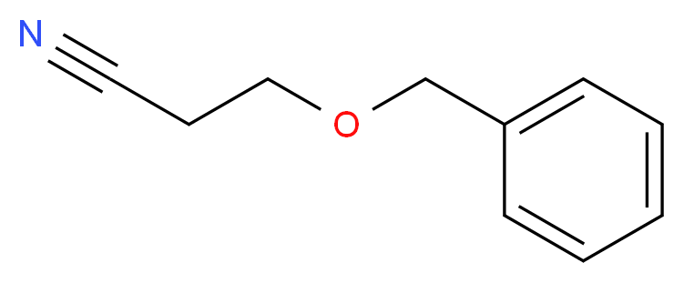 3-(benzyloxy)propanenitrile_分子结构_CAS_6328-48-9)