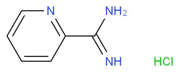 pyridine-2-carboximidamide hydrochloride_分子结构_CAS_51285-26-8