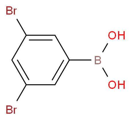 3,5-Dibromobenzeneboronic acid 98%_分子结构_CAS_117695-55-3)