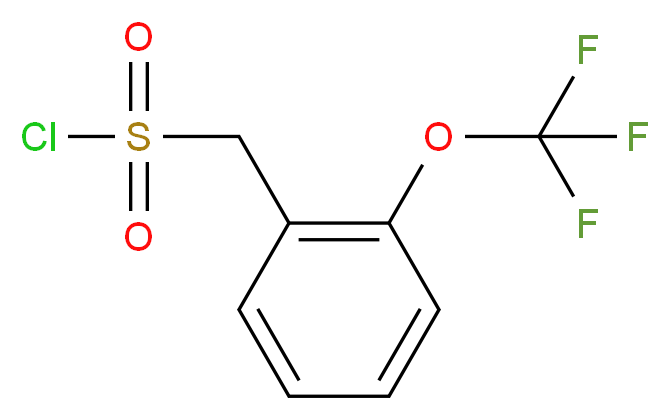 2-(Trifluoromethoxy)benzylsulphonyl chloride_分子结构_CAS_116827-38-4)