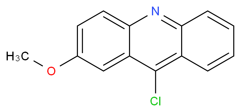 9-chloro-2-methoxyacridine_分子结构_CAS_16492-13-0