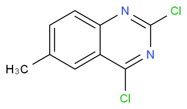 2,4-dichloro-6-methylquinazoline_分子结构_CAS_39576-82-4