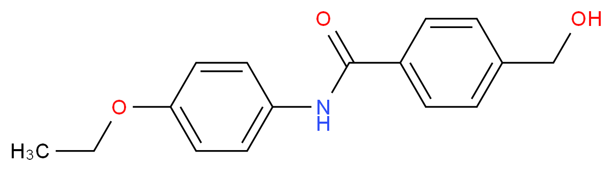 N-(4-ethoxyphenyl)-4-(hydroxymethyl)benzamide_分子结构_CAS_303795-57-5