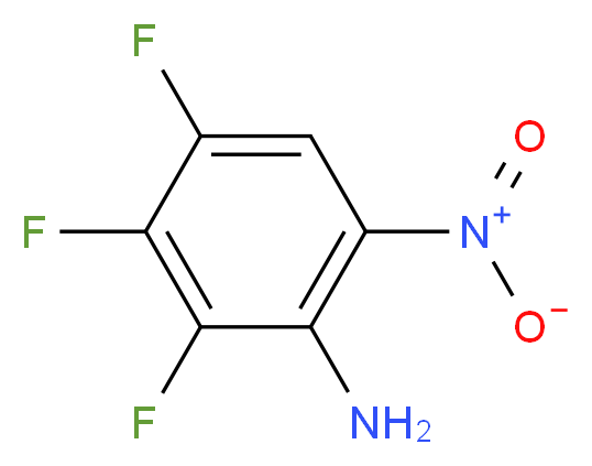 2,3,4-三氟-6-硝基苯胺_分子结构_CAS_148416-38-0)