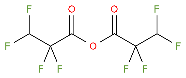 2,2,3,3-tetrafluoropropanoyl 2,2,3,3-tetrafluoropropanoate_分子结构_CAS_337-83-7