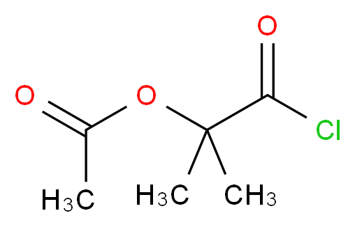 2-乙酰氧基异丁酰氯_分子结构_CAS_40635-66-3)