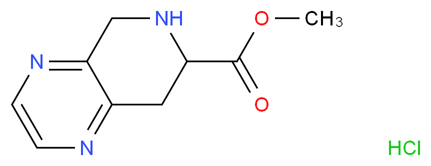 methyl 5H,6H,7H,8H-pyrido[3,4-b]pyrazine-7-carboxylate hydrochloride_分子结构_CAS_264624-28-4