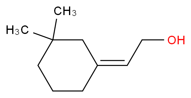 2-[(1Z)-3,3-dimethylcyclohexylidene]ethan-1-ol_分子结构_CAS_26532-23-0