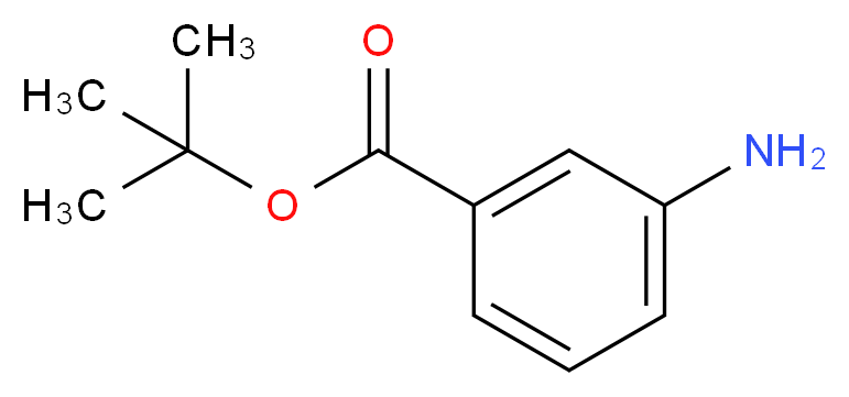 tert-Butyl 3-aminobenzoate_分子结构_CAS_92146-82-2)