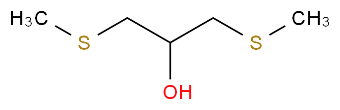 1,3-bis(methylthio)propan-2-ol_分子结构_CAS_)