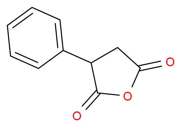 苯基琥珀酸酐_分子结构_CAS_1131-15-3)