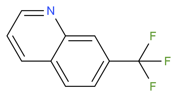 7-(Trifluoromethyl)quinoline_分子结构_CAS_325-14-4)