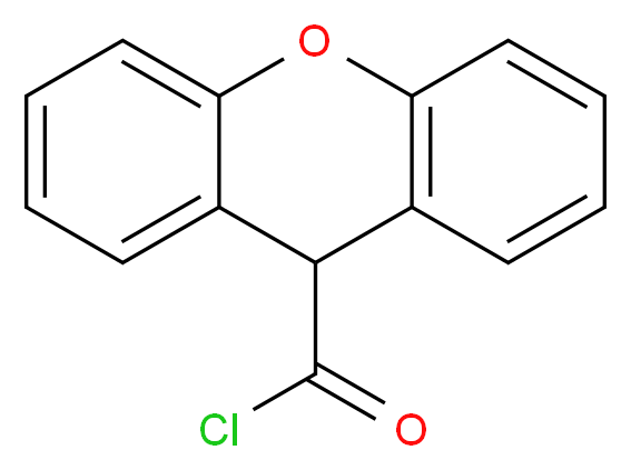 9H-xanthene-9-carbonyl chloride_分子结构_CAS_26454-53-5