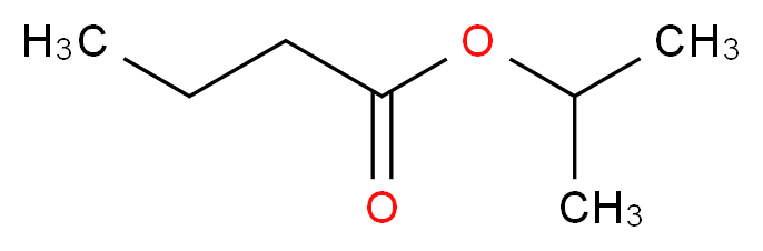 ISOPROPYL n-BUTYRATE_分子结构_CAS_638-11-9)