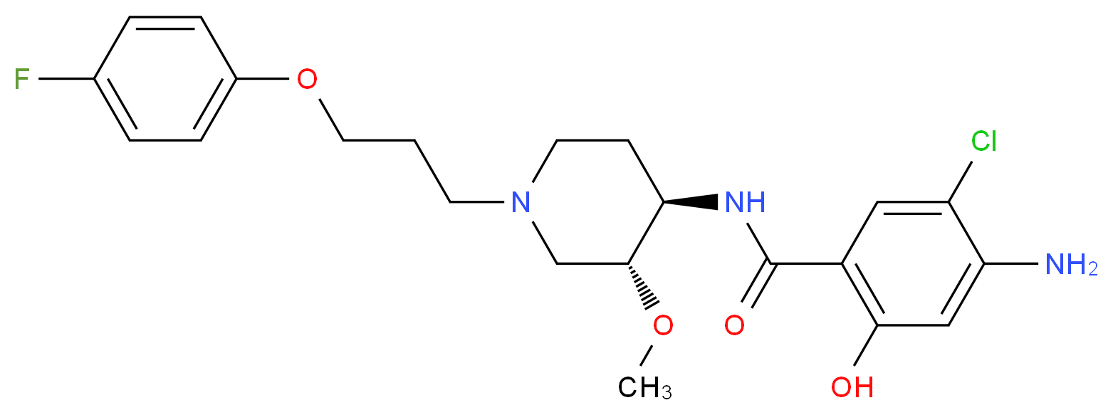 2-O-Desmethyl Cisapride_分子结构_CAS_102671-04-5)