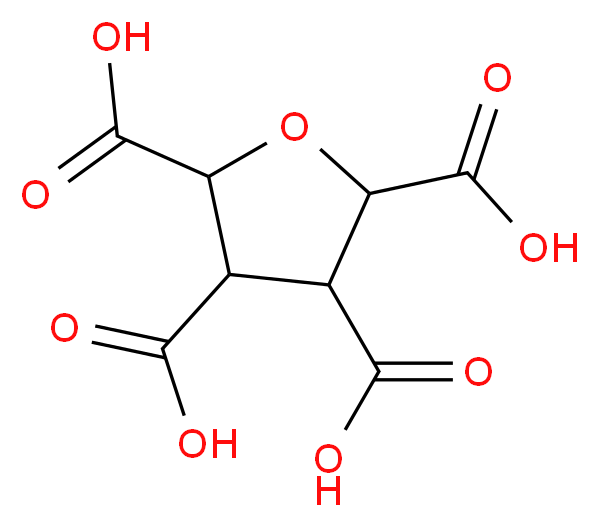 oxolane-2,3,4,5-tetracarboxylic acid_分子结构_CAS_26106-63-8