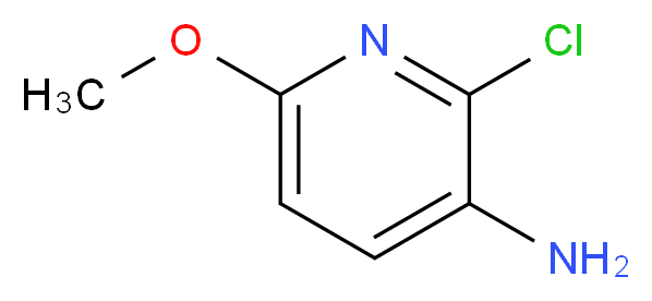 2-chloro-6-methoxypyridin-3-amine_分子结构_CAS_)