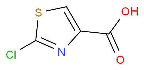 2-Chlorothiazole-4-carboxylic acid_分子结构_CAS_5198-87-8)