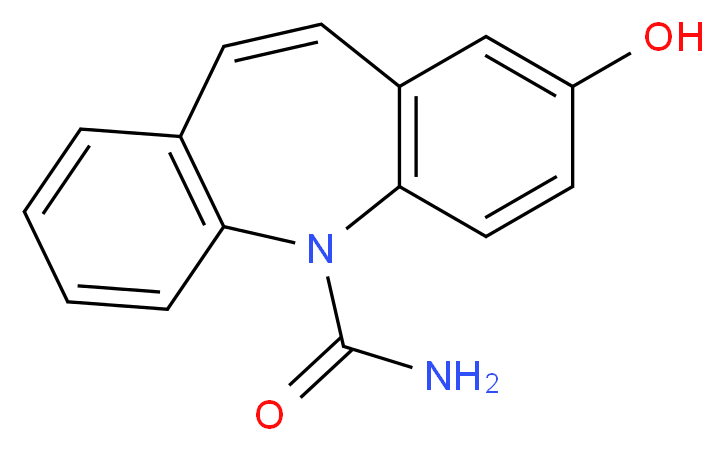 2-Hydroxy Carbamazepine_分子结构_CAS_68011-66-5)