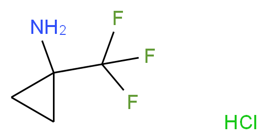 1-(trifluoromethyl)cyclopropan-1-amine hydrochloride_分子结构_CAS_)