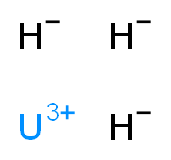 uranium(3+) ion trihydride_分子结构_CAS_13598-56-6