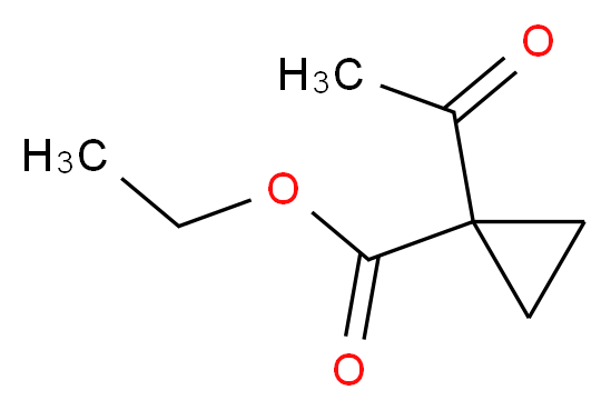 Ethyl 1-acetylcyclopropane-1-carboxylate_分子结构_CAS_32933-03-2)