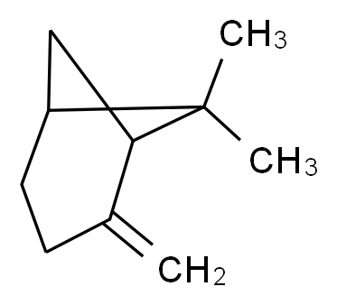 6,6-dimethyl-2-methylidenebicyclo[3.1.1]heptane_分子结构_CAS_18172-67-3