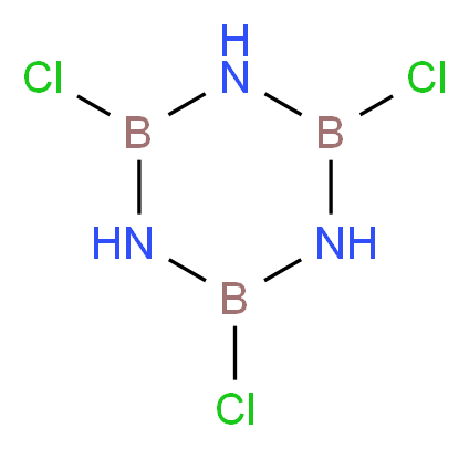 2,4,6-trichloro-1,3,5,2,4,6-triazatriborinane_分子结构_CAS_933-18-6