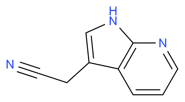 2-(1H-Pyrrolo[2,3-b]pyridin-3-yl)acetonitrile_分子结构_CAS_4414-87-3)