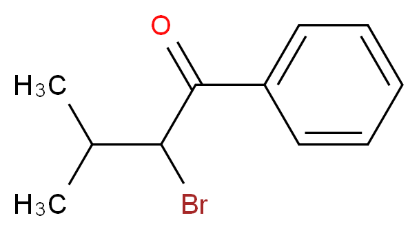 2-bromo-3-methyl-1-phenylbutan-1-one_分子结构_CAS_50735-03-0)