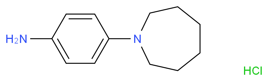 4-azepan-1-ylaniline hydrochloride_分子结构_CAS_57356-18-0)