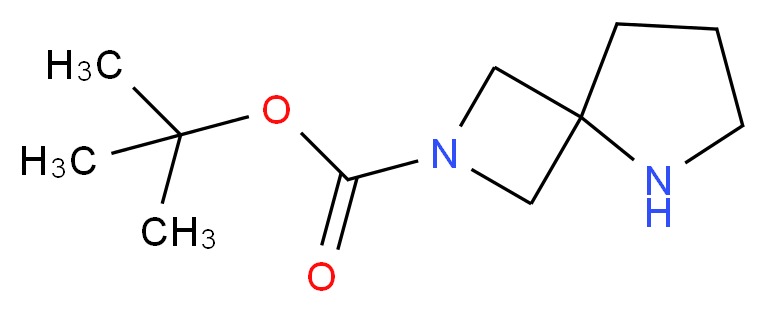 tert-butyl 2,5-diazaspiro[3.4]octane-2-carboxylate_分子结构_CAS_1086398-02-8