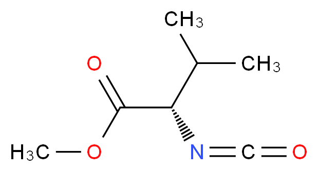 methyl (2S)-2-isocyanato-3-methylbutanoate_分子结构_CAS_30293-86-8