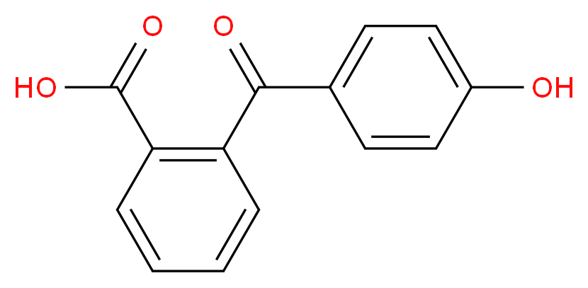 2-(4-Hydroxybenzoyl)benzoic acid_分子结构_CAS_85-57-4)