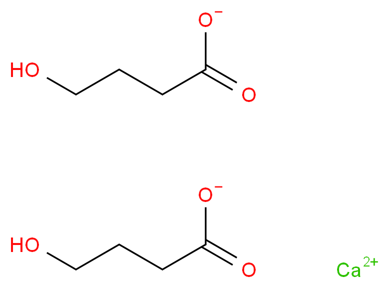 γ-Hydroxybutyrate Calcium Salt_分子结构_CAS_82316-97-0)