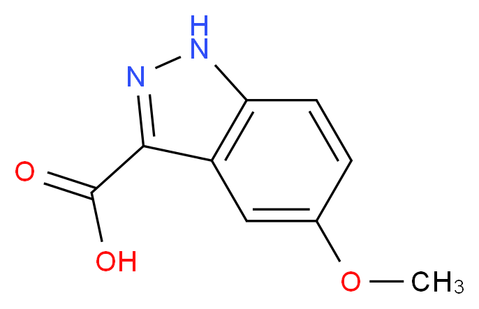 5-methoxy-1H-indazole-3-carboxylic acid_分子结构_CAS_90417-53-1