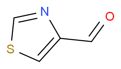 1,3-Thiazole-4-carbaldehyde_分子结构_CAS_3364-80-5)