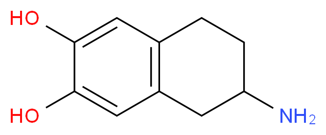 6-amino-5,6,7,8-tetrahydro-2,3-Naphthalenediol_分子结构_CAS_53463-78-8)