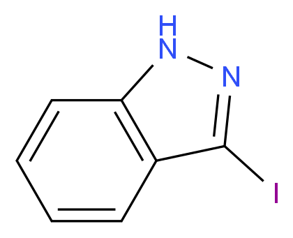 3-iodo-1H-indazole_分子结构_CAS_66607-27-0