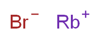 RUBIDIUM BROMIDE_分子结构_CAS_7789-39-1)