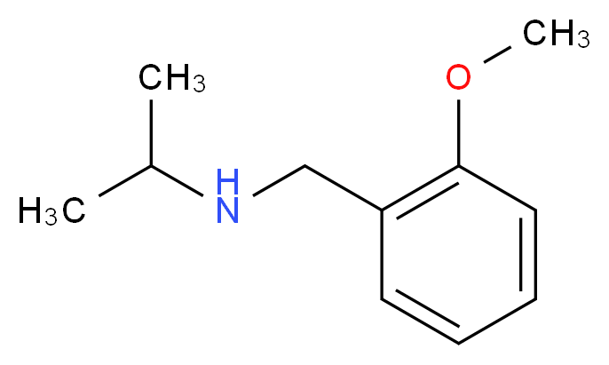 [(2-methoxyphenyl)methyl](propan-2-yl)amine_分子结构_CAS_756474-36-9