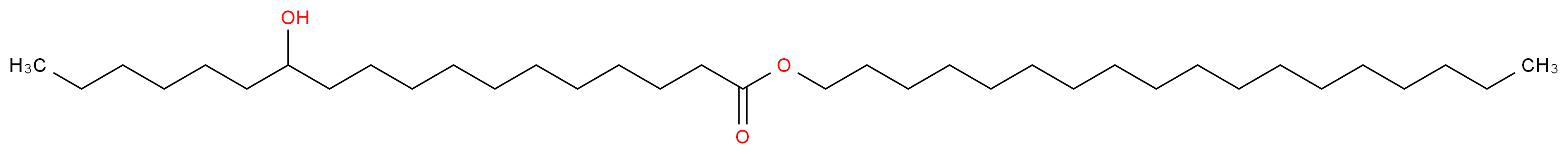 STEARYL 12-HYDROXYSTEARATE_分子结构_CAS_)